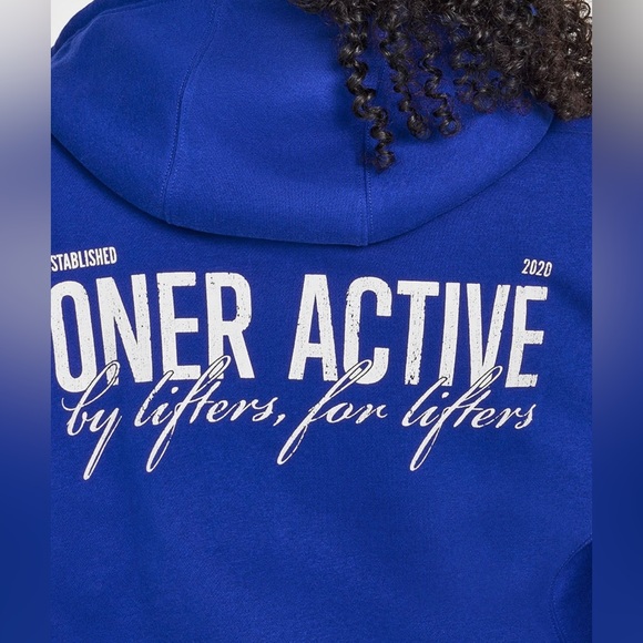 Oner Active FOUNDATIONS ZIP THROUGH HOODIE WITH PRINTED GRAPHIC - Picture 2 of 2